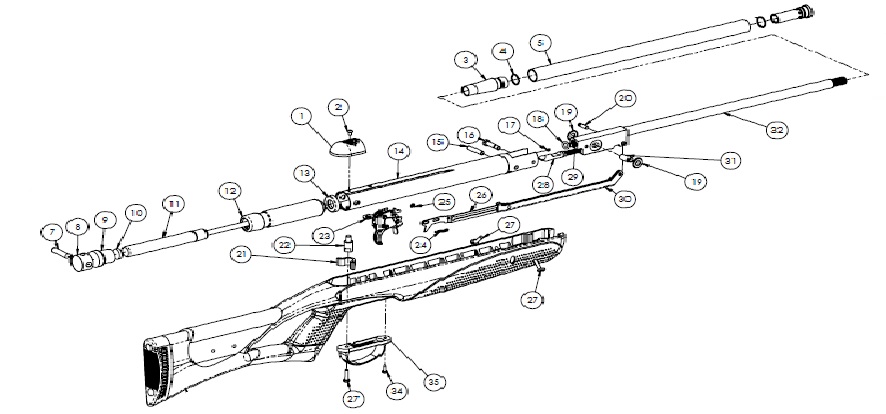 <br />PARTS for AIR RIFLES